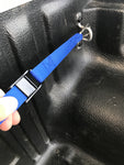 Electric Blue TraySafe T Lone Wolf -Ute tray dog safety restraint- Secure your dog to your Ute tray - Skulldrag Industries